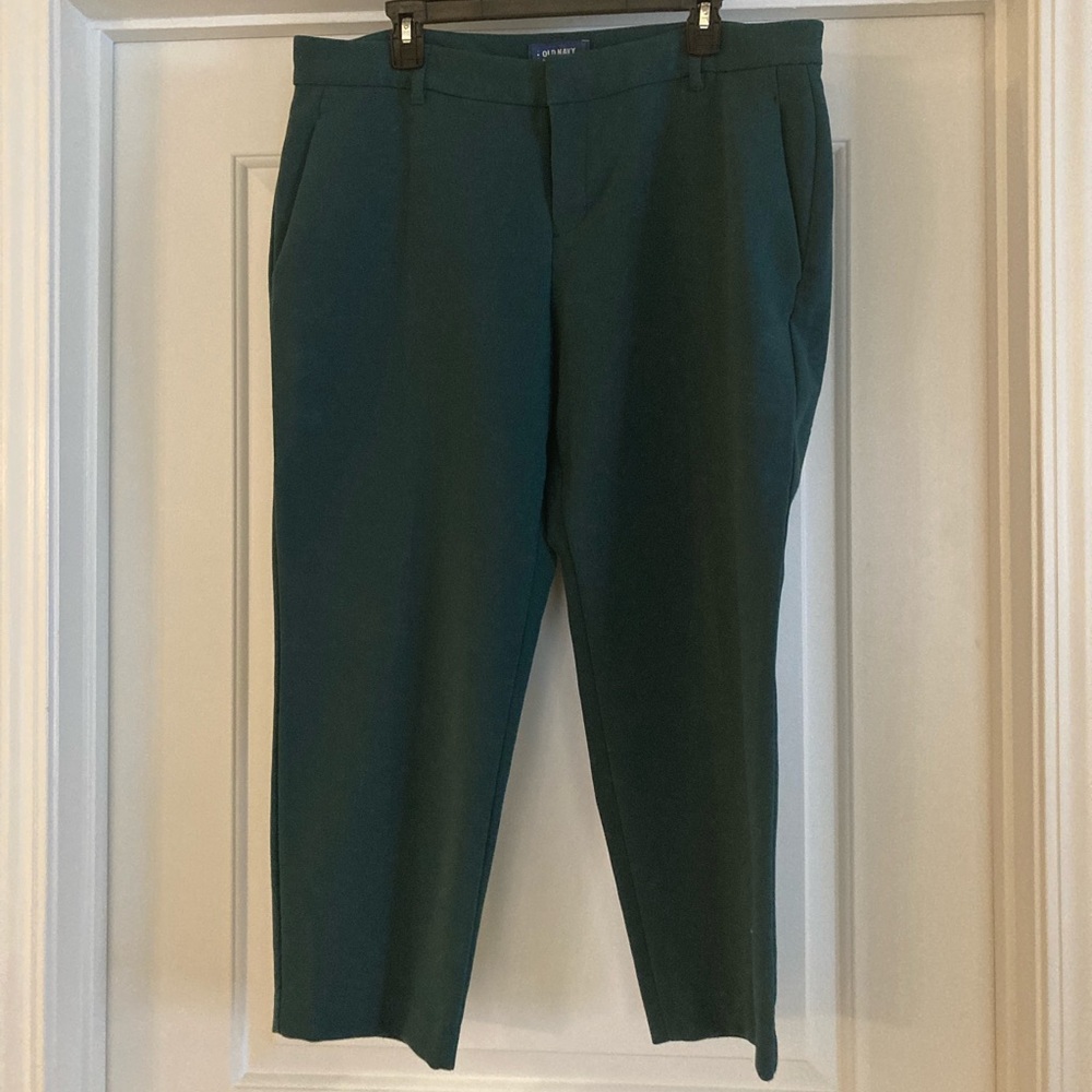 Old Navy, dark green Harpers size 14